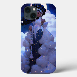 Black Princess Fantasy Art iPhone 13 Case