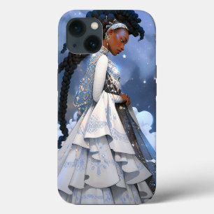 Black Princess Fantasy Art iPhone 13 Case