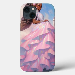 Black Princess Fantasy Art iPhone 13 Case