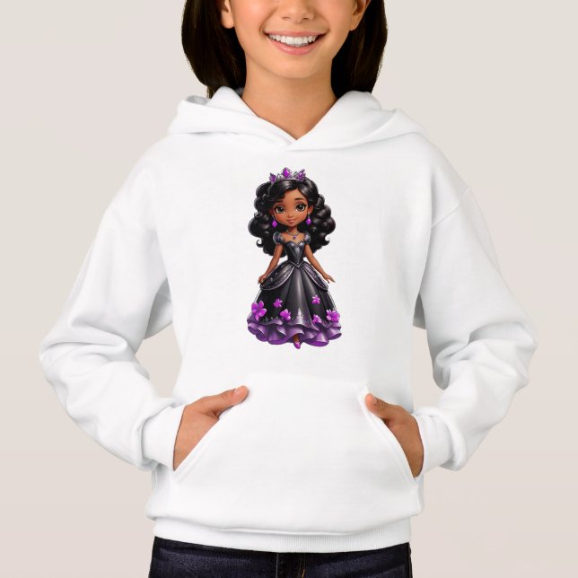 Black Princess Hoodie (Front)