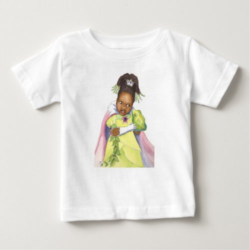 Black Princess  the Frog toddler girl tshirt