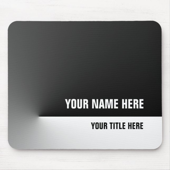 Black Pro Mouse Pad (Front)