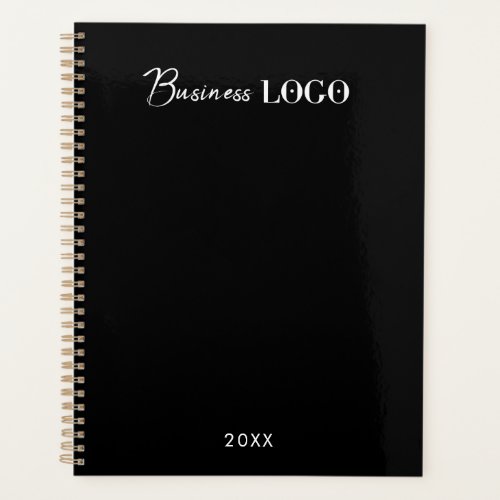 Black Professional Company Business Logo  Text  Planner
