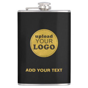 Black Professional Custom Business Logo Company  Flask