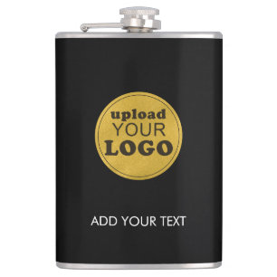 Black Professional Custom Business Logo Company  Flask