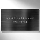 Black Professional Metallic Foil Modern Business