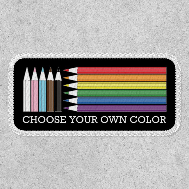 Black Progress Pride Flag Rainbow Pencils LGBTQ