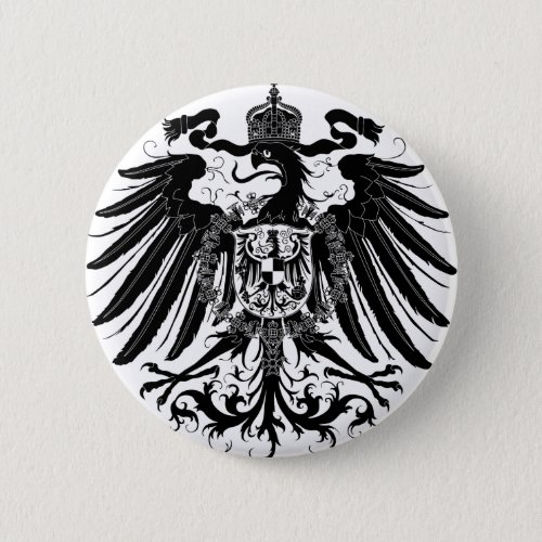 Black Prussian Eagle Pinback Button