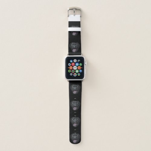 Black Pug  Apple Watch Band