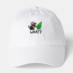 Black Pug Christmas Gift Idea Hat