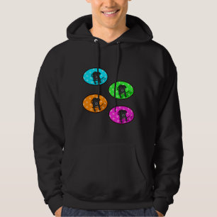 Black Pug Inner Tube Pack Classic T-Shirt 1015 Hoodie