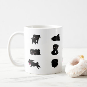 Black Pug Mug