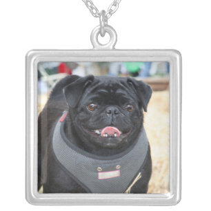 Black Pug necklace
