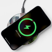 Black Pug Puppy Wireless Charger (Phone)