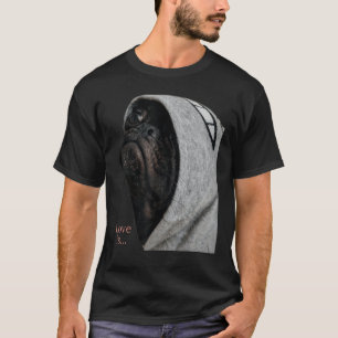 Black Pug Shirt Women Men Pug Mom Dad Life Tee Lov