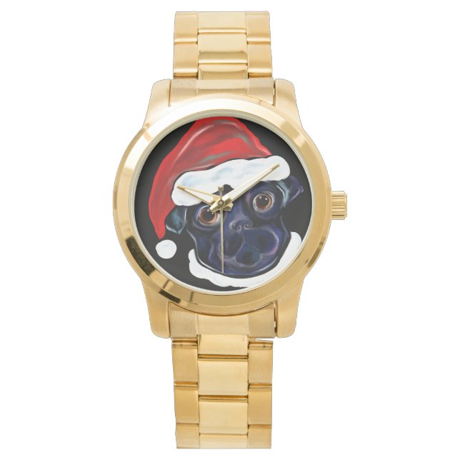 BLACK PUG WATCH (Front)