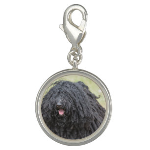 Black Puli Dog Charm