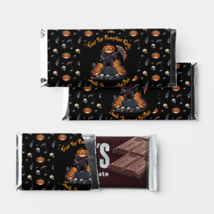 🖤 Black Pumpkin King Candy Favor 🎃 Hershey Bar Favors