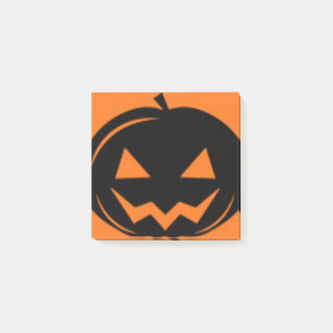 Black Pumpkin Post-it Notes