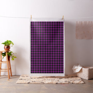 Purple Zazzle Fabric | Plaid