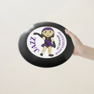 Black Purple Customized Dance Studio Jazz Dancer Wham-O Frisbee