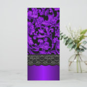 Black & purple damask (Standing Front)