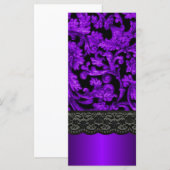 Black & purple damask (Front/Back)