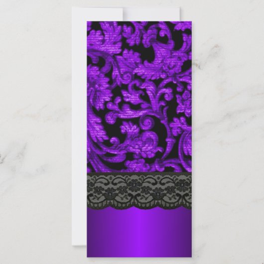 Black & purple damask (Front)