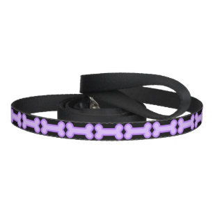 Black & Purple Dog Bone Pet Leash