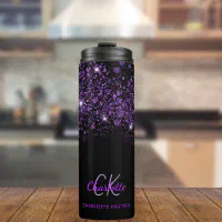 Glam Initial Tumbler