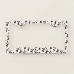 Black Purple Jazz Dance Costume Teacher Dancer License Plate Frame