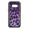 Black Purple Leopard Pattern Design