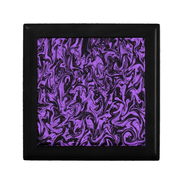 Black & Purple Swirl Gift Box (Front)