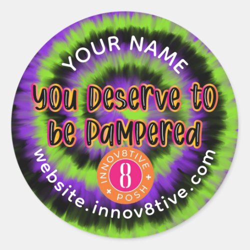 Black Purple Tie Dye Innov8tive Posh label
