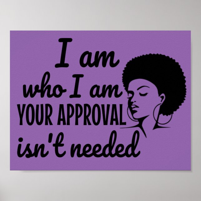 Black Queen Afro African American Poster (Front)