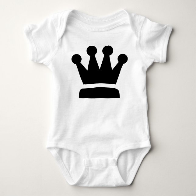 Black Queen Baby Bodysuit (Front)