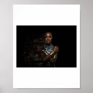 Black Queen Dispersion Sticker  Poster