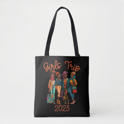 Black Queen Girls Trip African American Vacation Tote Bag