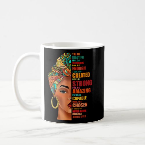 Black Queen Lady Curly Natural Afro African Americ Coffee Mug