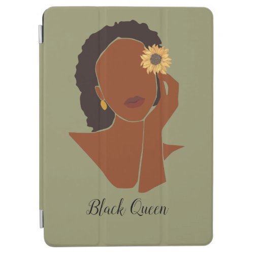 Black Queen  Melanin Queen  African American  iPad Air Cover