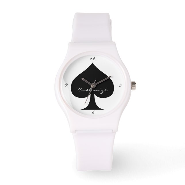 Black Queen of Spades Black Thunder_Cove Watch (Front)