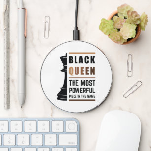 Black Queen The Most Powerful Piece In The Game 2 Wireless Charger