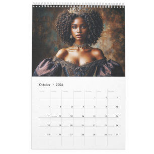 Black Queens and Princesses Royal Calendar