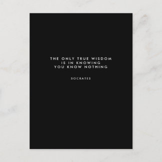 Black Quote Postcards Personalized Gifts For Men
