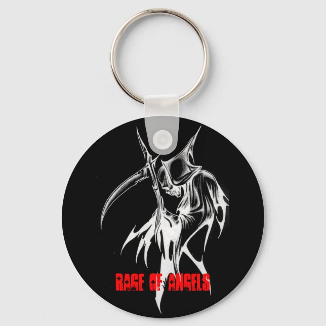 Black R.O.A Keychain (Front)