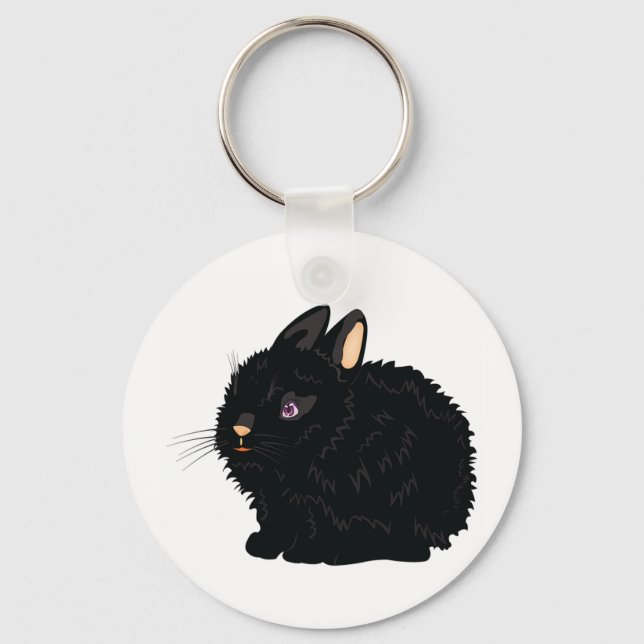 Black Rabbit Keychain (Front)