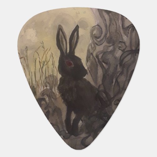 Black Rabbit of Inle Guitar Pick