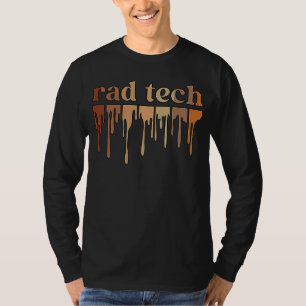 Black Rad Tech African American Radiology Tech T-Shirt