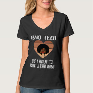 Black Radiology Technologist Rad Tech Week Radiolo T-Shirt