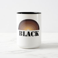 BLACK RAINBOW mug